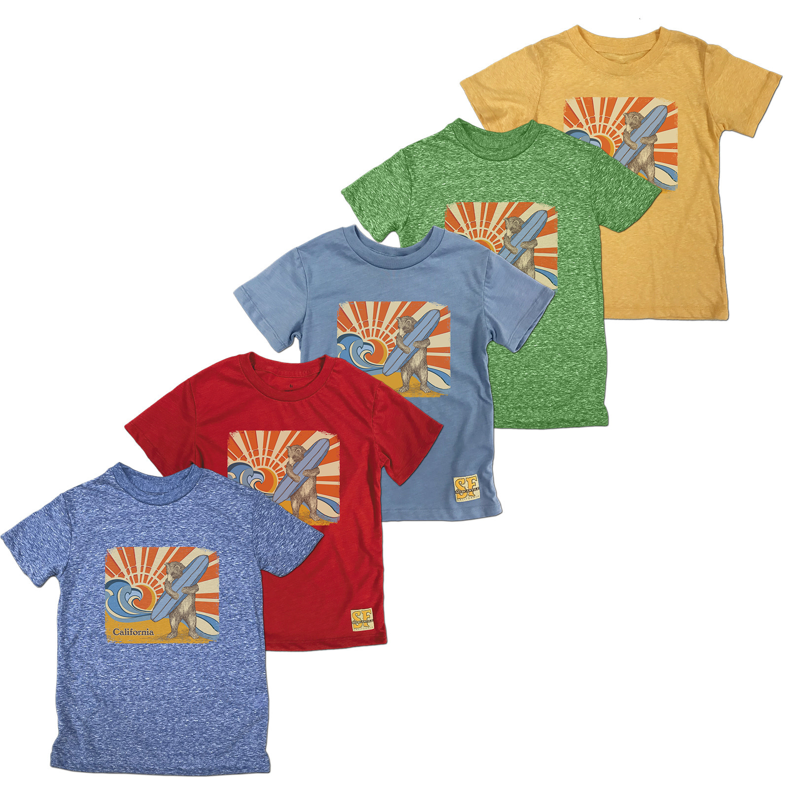 Kids Sun & Surf Bear Tee