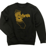 Vintage Graphic California Black Crew Pullover