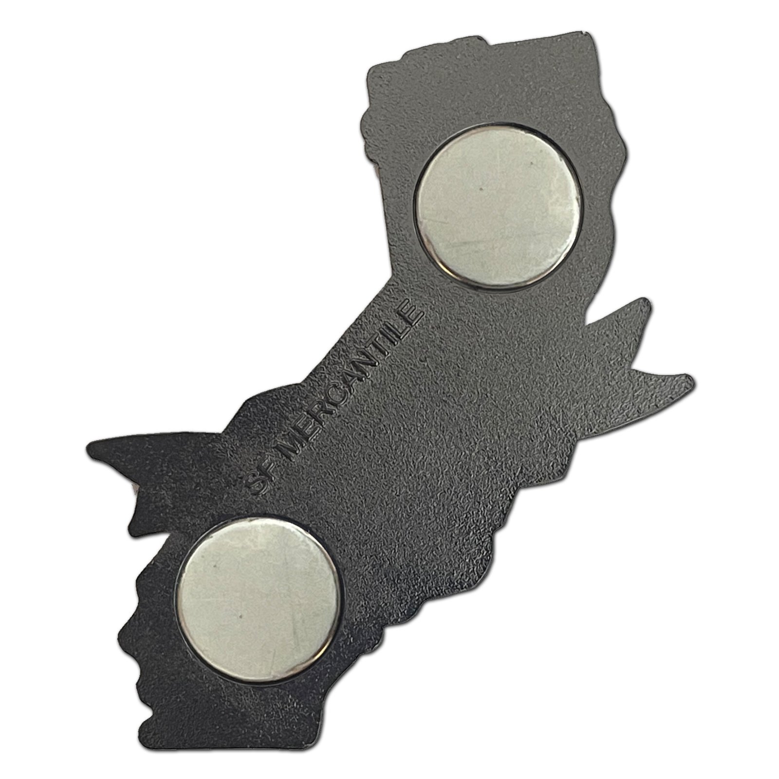 Out of Stock - CA State w/ Poppies Enamel Magnet