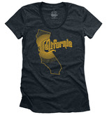 Vintage Graphic California Women's Scoop Neck Tee