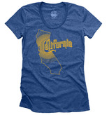 Vintage Graphic California Women's Scoop Neck Tee