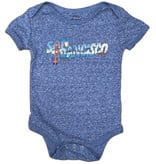 Modern Retro San Francisco Onesie