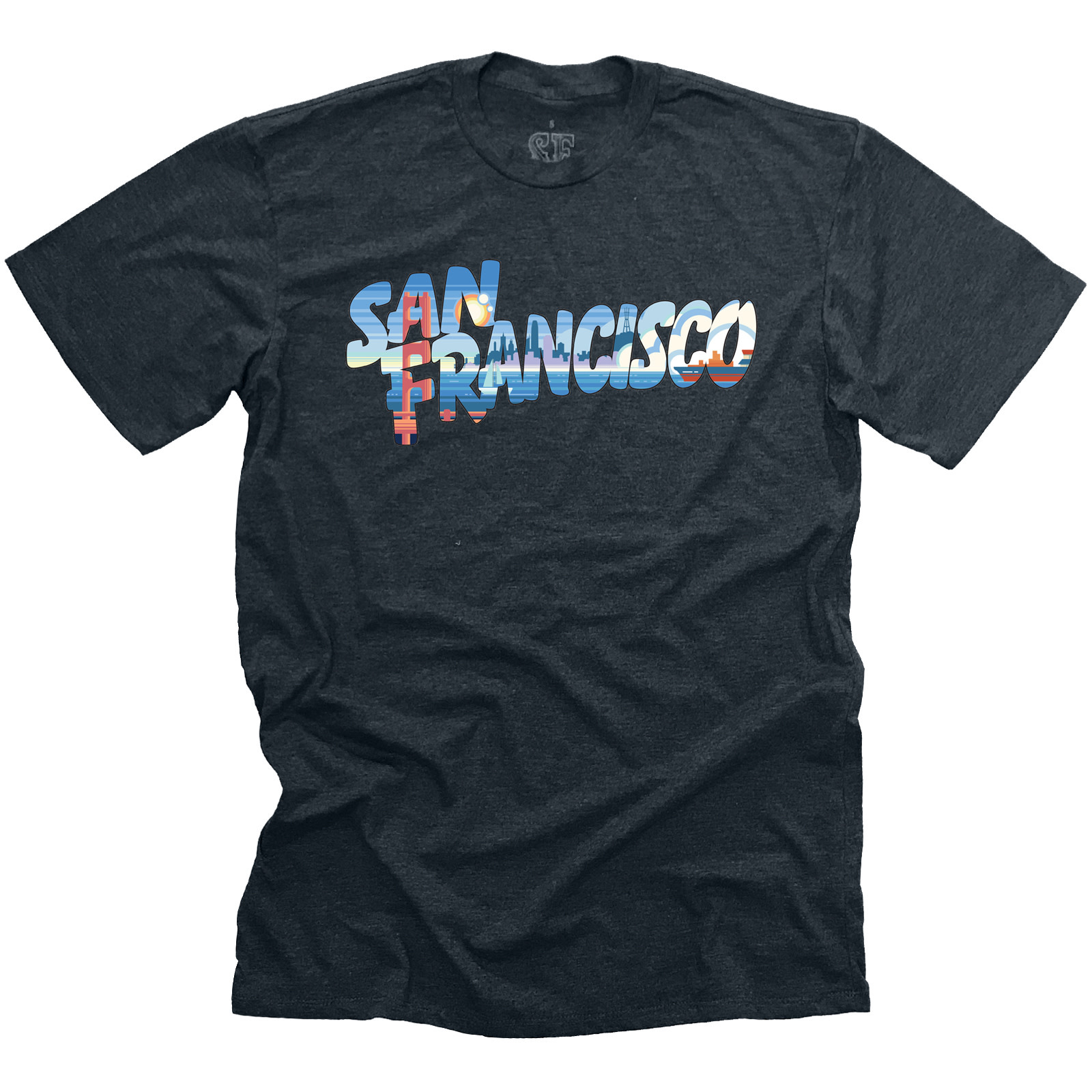 Modern Retro San Francisco Adult Unisex/Men's Tee