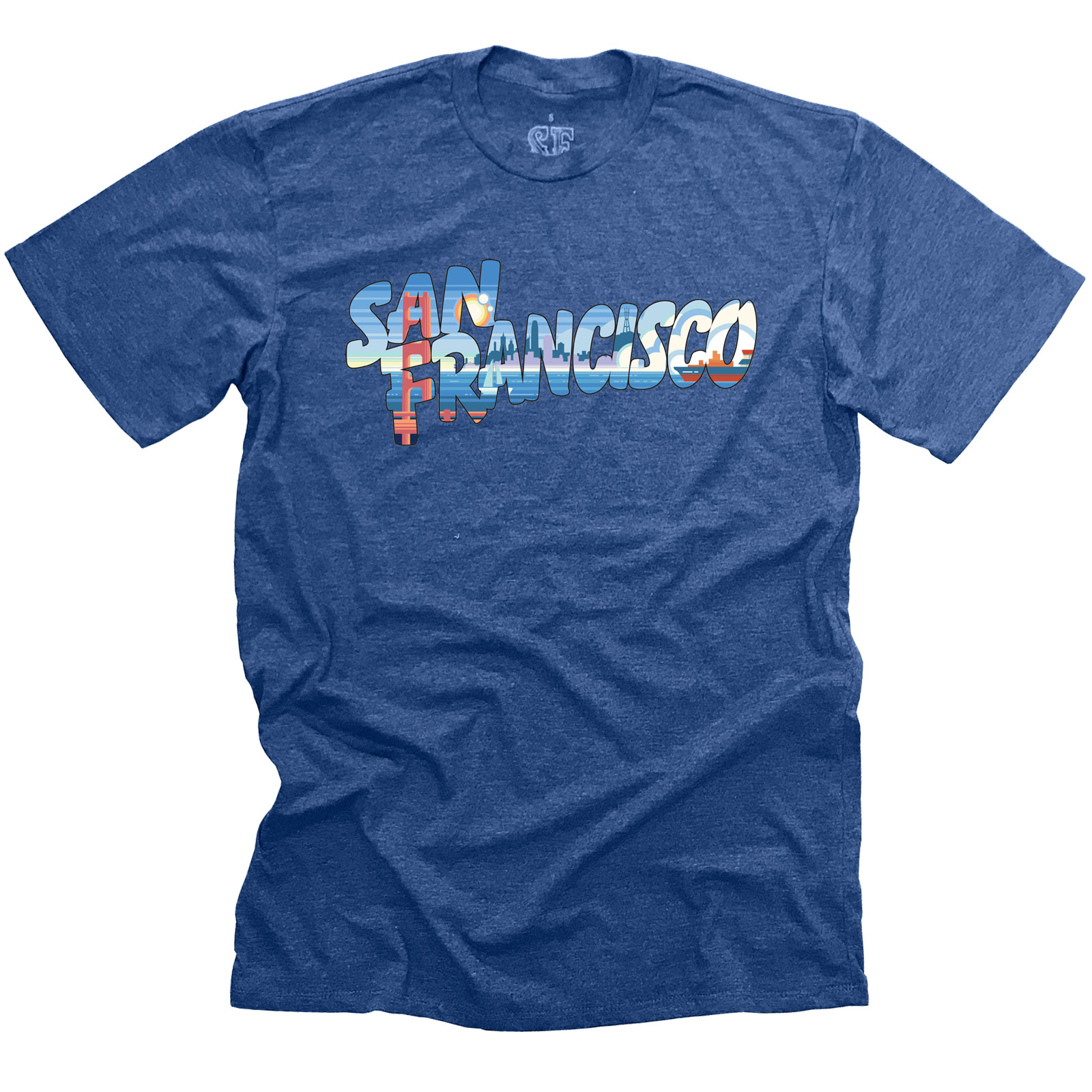 Modern Retro San Francisco Adult Unisex/Men's Tee