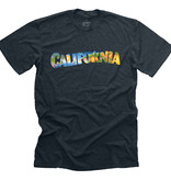 Modern Retro California Adult Unisex/Men's Tee