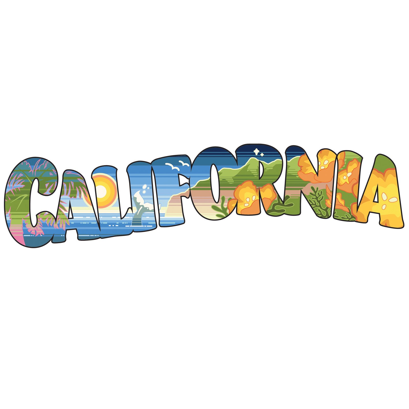 Retro California Kids Tee