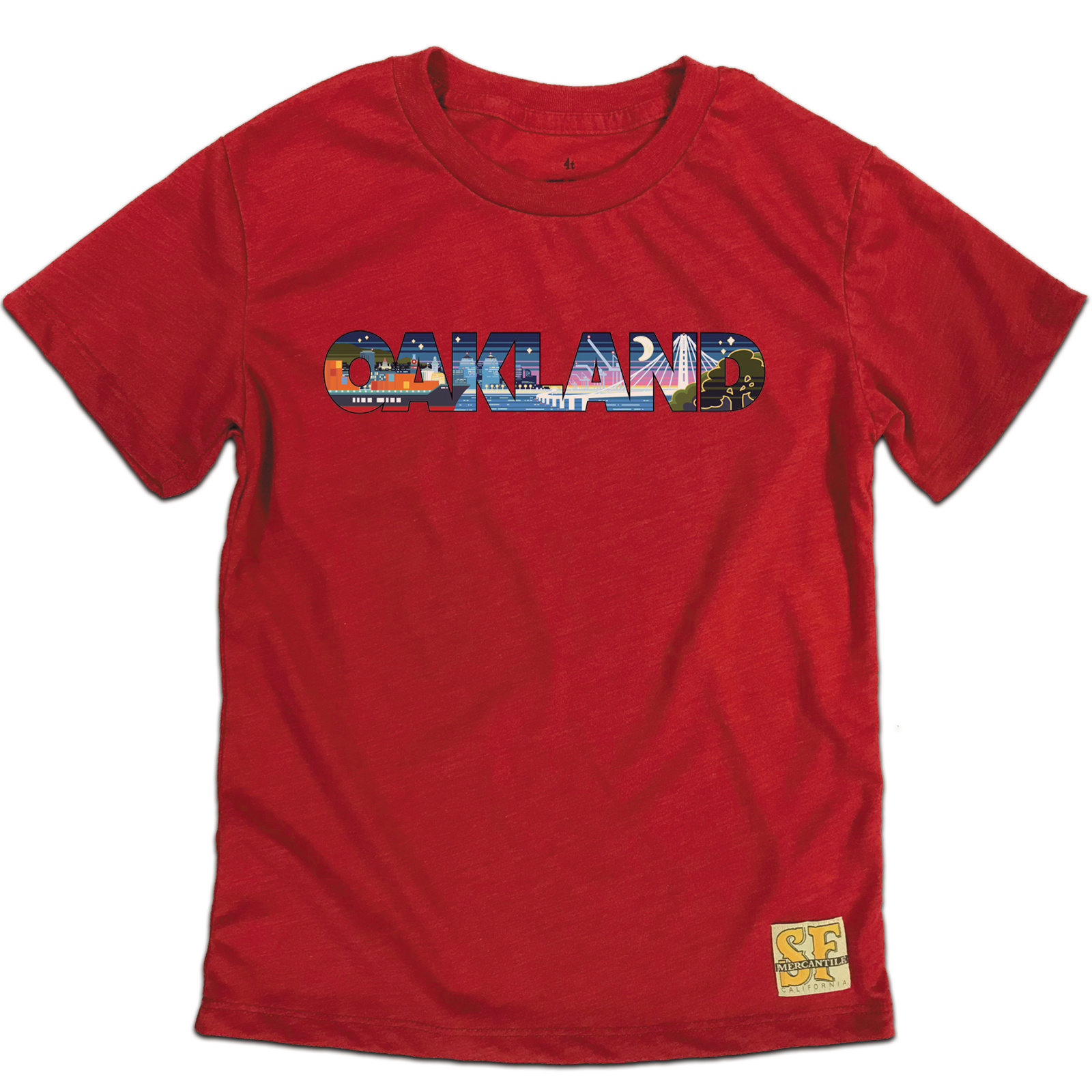 Modern Retro Oakland Kids Tee