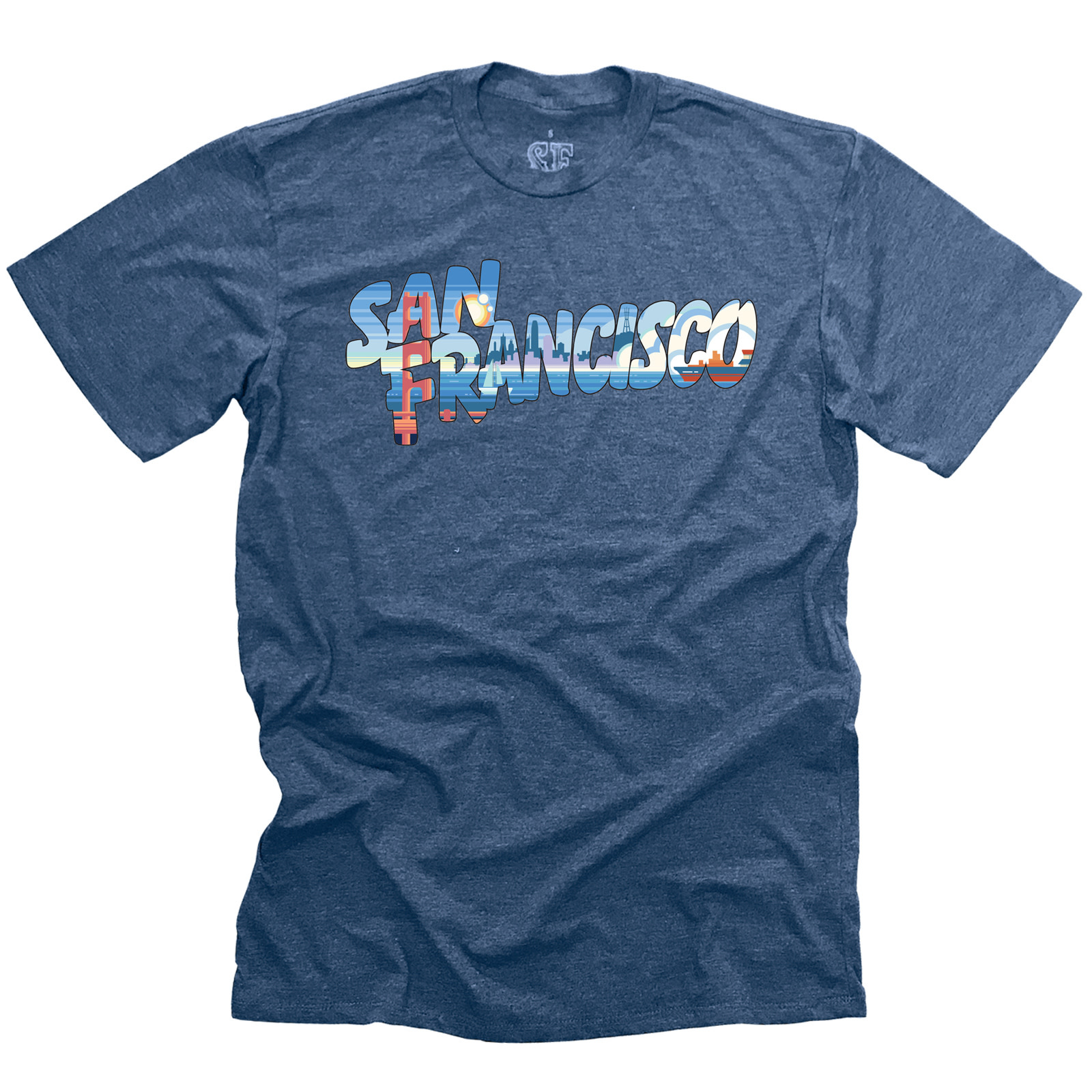 Modern Retro San Francisco Adult Unisex/Men's Tee