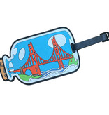 Golden Gate Bridge in Bottle PVC Luggage Tag
