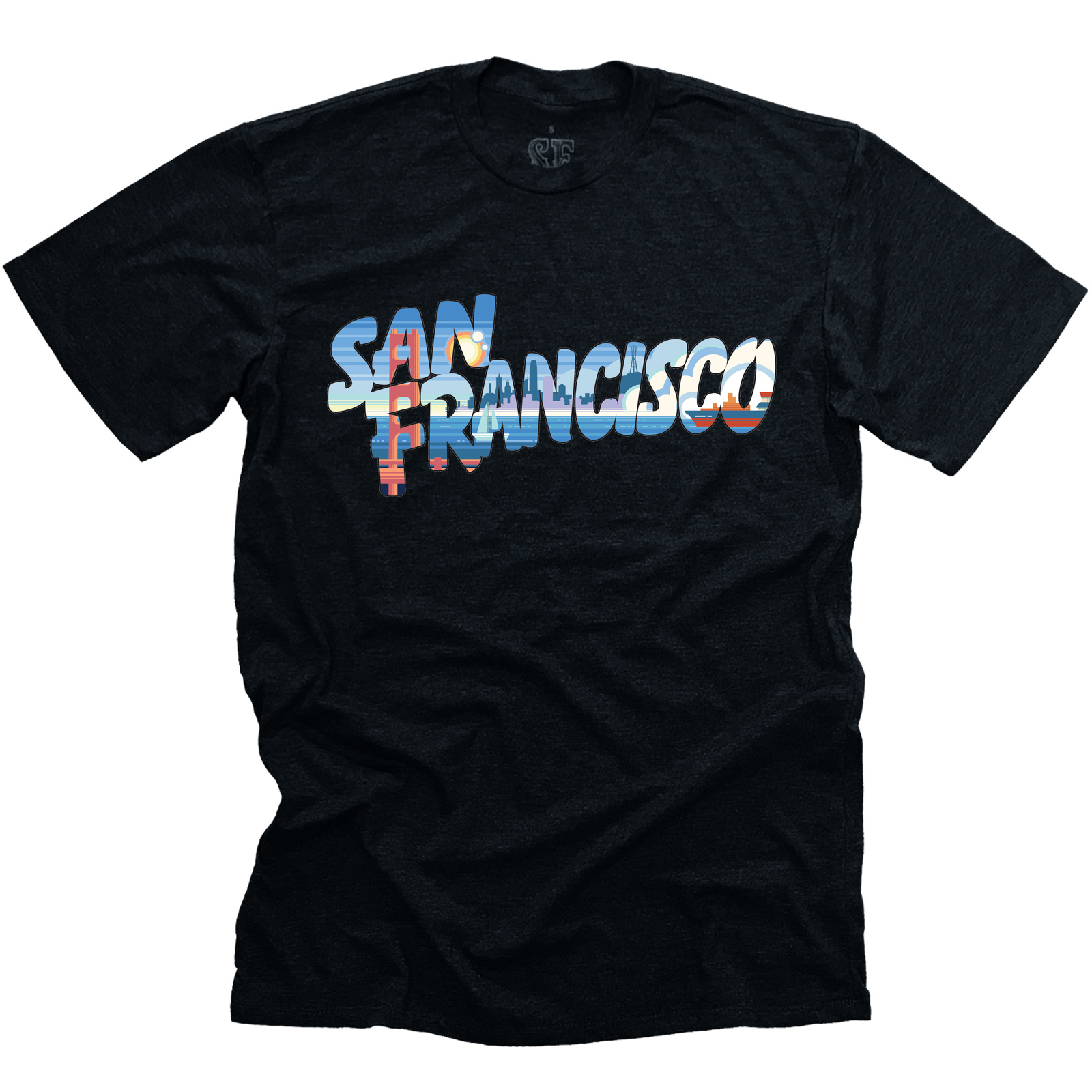 Modern Retro San Francisco Adult Unisex/Men's Tee