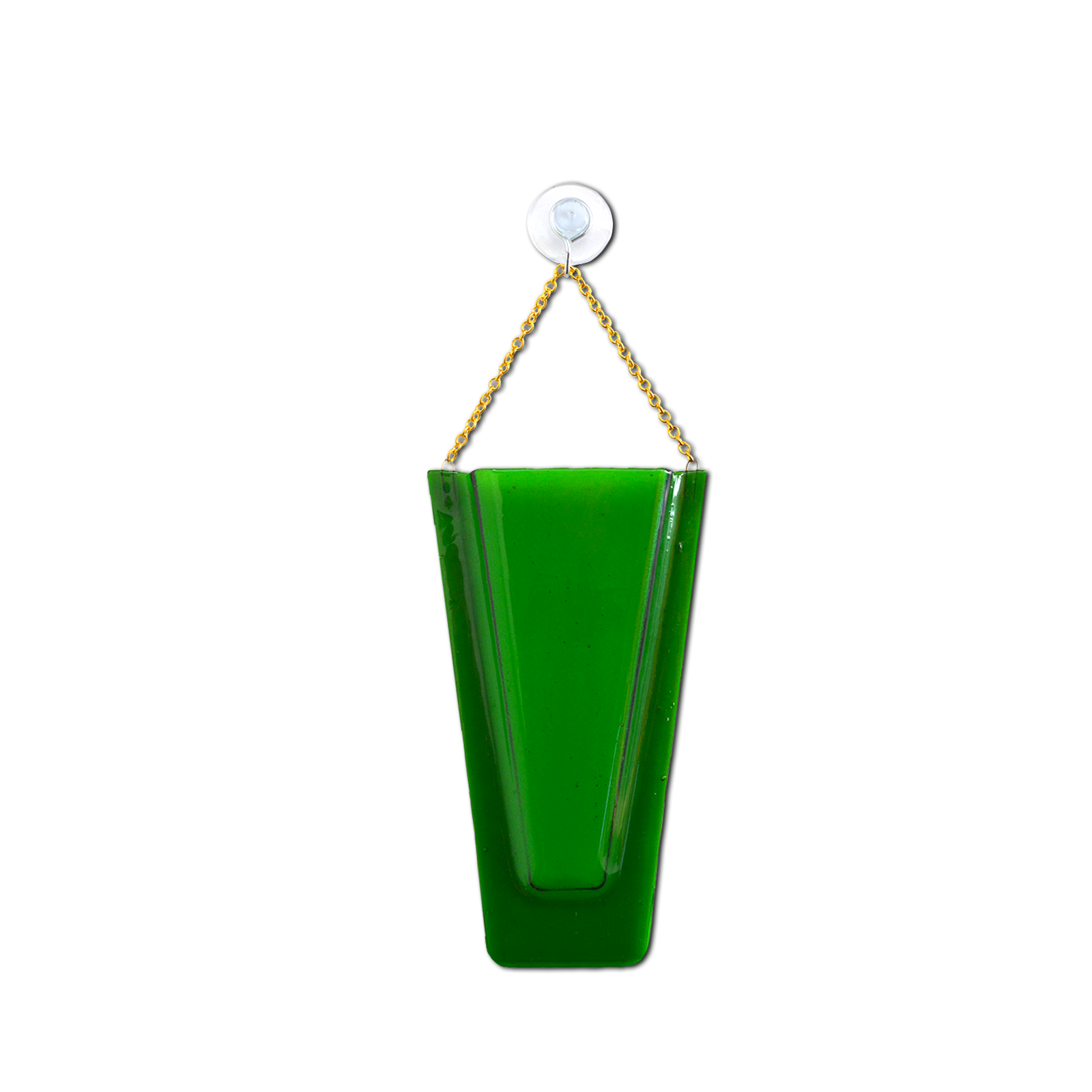 SF Mercantile DISC - Fused Glass Hanging Vase
