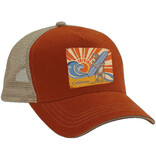 SF Mercantile Surf Bear Distressed Trucker Hat