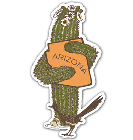 SF Mercantile AZ Saguaro Hug Vinyl Sticker