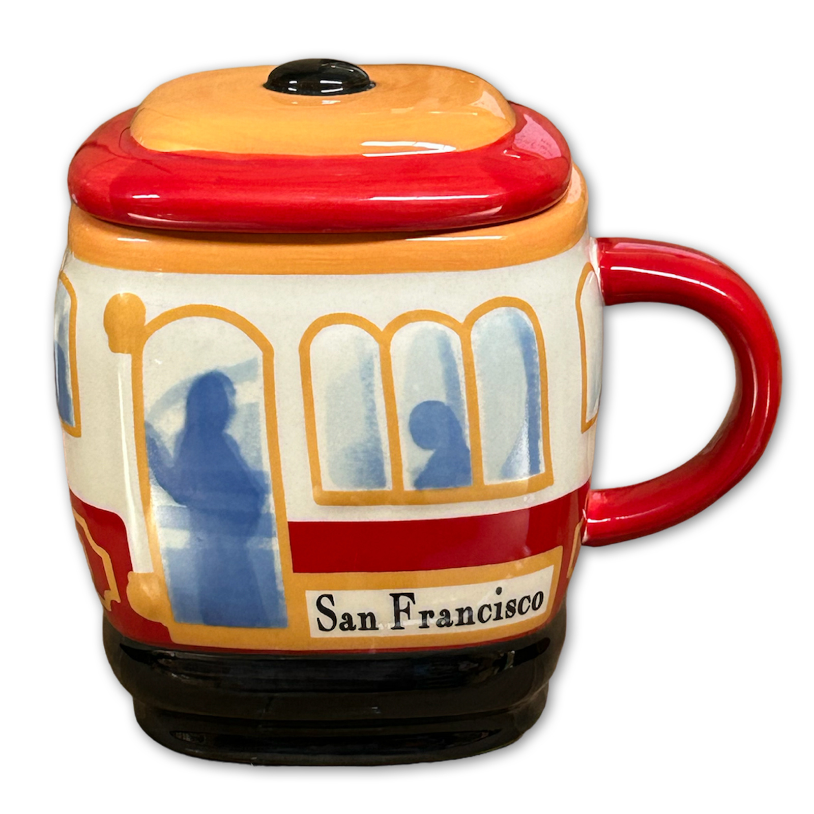 SF Mercantile 50% Off was $15.95 - Cable Car Ceramic Mug w/ Lid