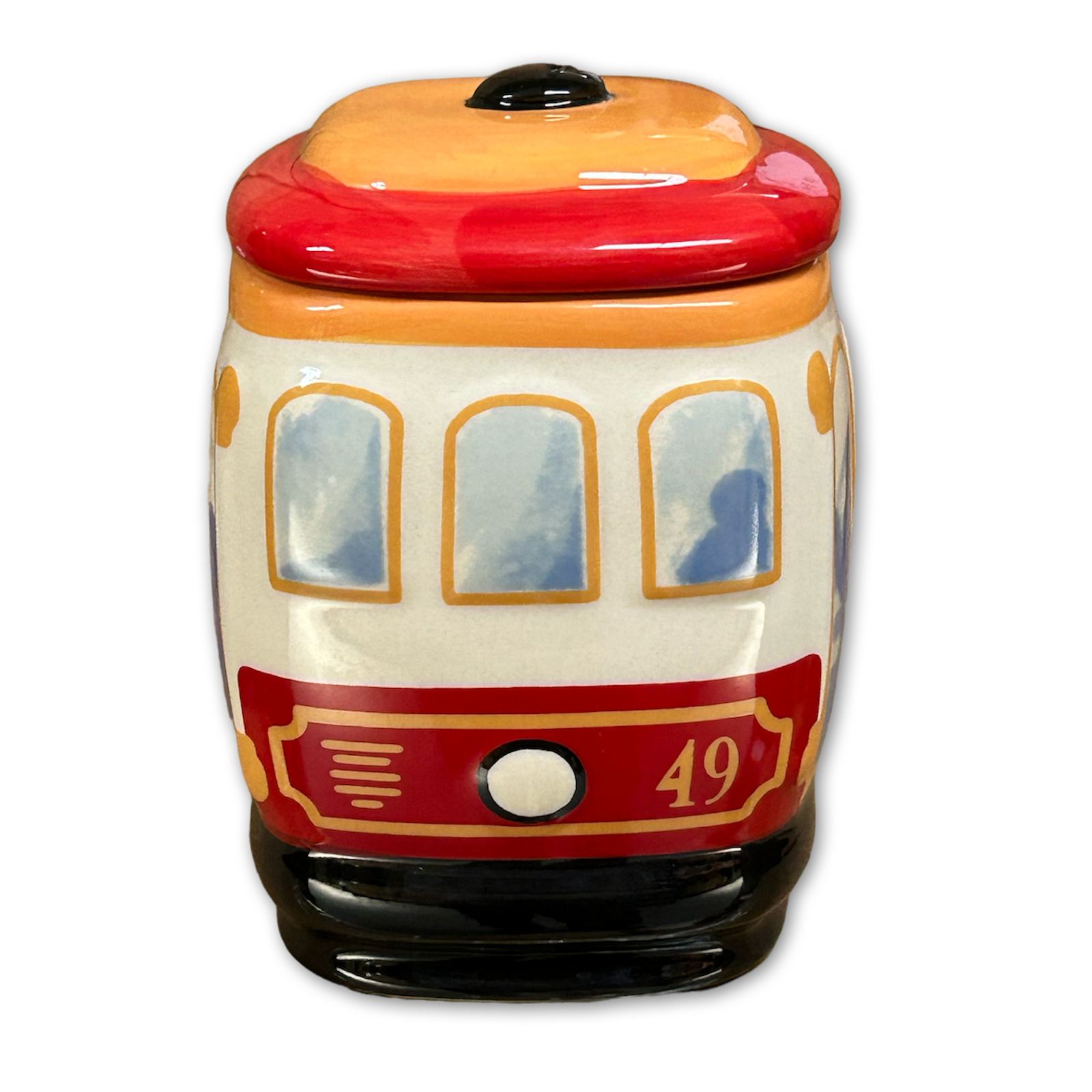 SF Mercantile 50% Off was $15.95 - Cable Car Ceramic Mug w/ Lid