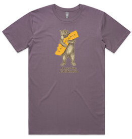 Disc - CA Bear Hug Unisex Tee, Mauve