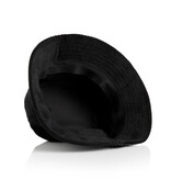 Disc - Bucket Hat, Black Corduroy, Embroidered with Karl the Fog