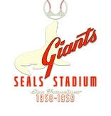Vintage Giants Pullover Hoodie, Black