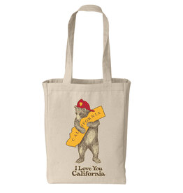 I Love You CA Firefighter Bear Tote