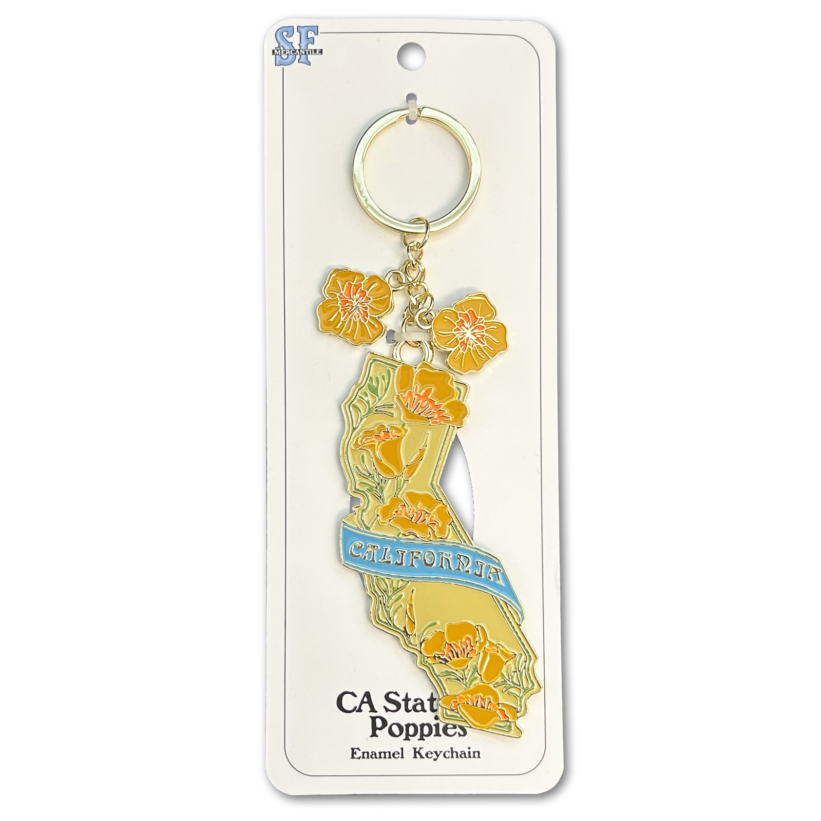 California Poppy Key Chain - FACTORY SECOND, 50% off