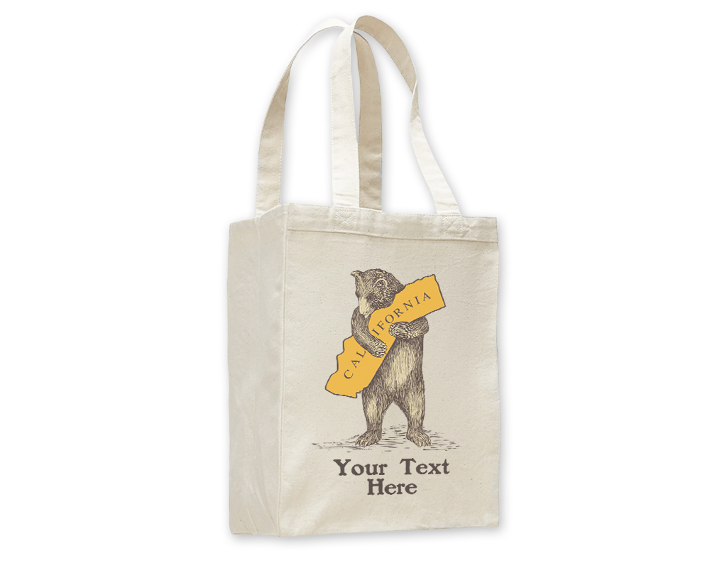 SF Mercantile California Bear Hug Custom Totes and Bags