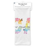 SF Mercantile Rainbow Floral CA Custom Flour Sack Towel