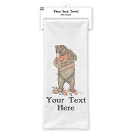 SF Mercantile Produce Bear Custom Flour Sack Towel