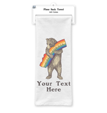 SF Mercantile Pride Bear Custom Flour Sack Towel