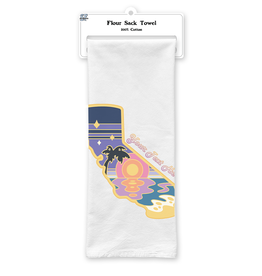 SF Mercantile Retro Sunset Custom Flour Sack Towel