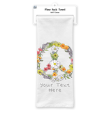 SF Mercantile Floral Peace Custom Flour Sack Towel