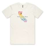 SF Mercantile Rainbow Floral State Custom Unisex Tee