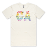 SF Mercantile Rainbow Floral CA Custom Unisex Tee