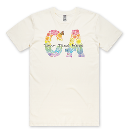 SF Mercantile Rainbow Floral CA Custom Unisex Tee