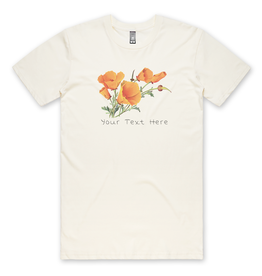 SF Mercantile Vintage Poppies Custom Unisex Tee