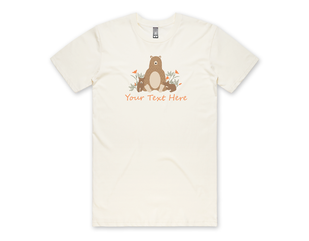 SF Mercantile Bear Family Custom Unisex Tee