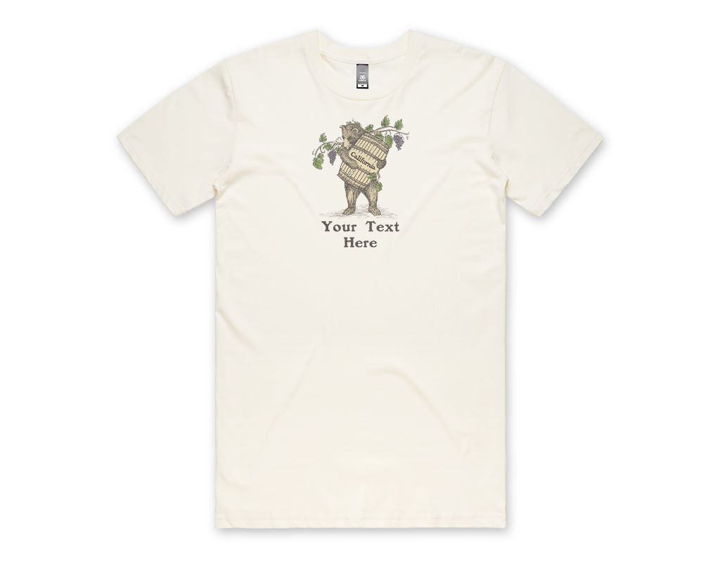 SF Mercantile Wine Bear Custom Unisex Tee