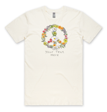 SF Mercantile Floral Peace Custom Unisex Tee