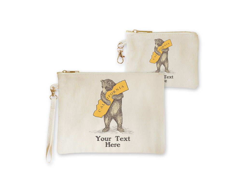 SF Mercantile California Bear Hug Custom Pouches