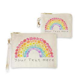 SF Mercantile Wildflower Rainbow Custom Pouches