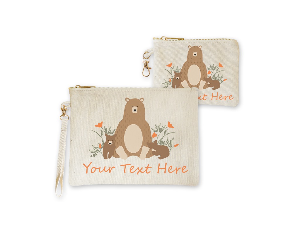 SF Mercantile Bear Family Custom Pouches