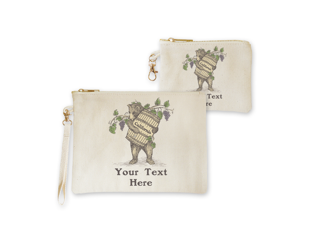 SF Mercantile Wine Bear Custom Pouches