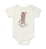 SF Mercantile Ski Bear Custom Onesie