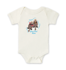 SF Mercantile Sea Otters Custom Onesie