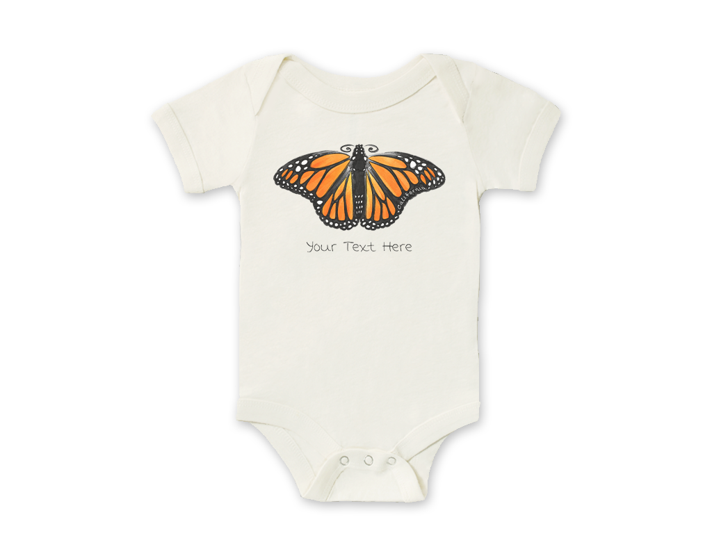 SF Mercantile Monarch Butterfly  Custom Onesie