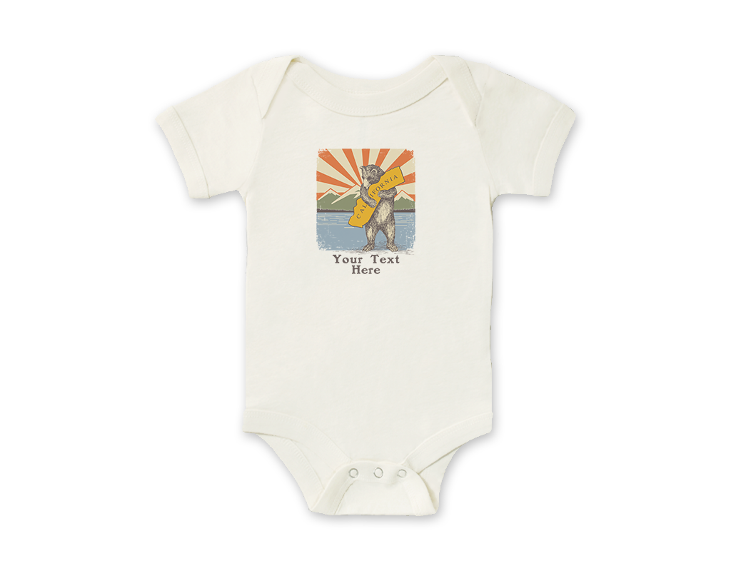 SF Mercantile Mountain Bear Custom Onesie