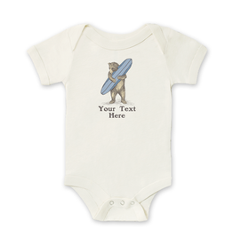 SF Mercantile Surf Bear Custom Onesie