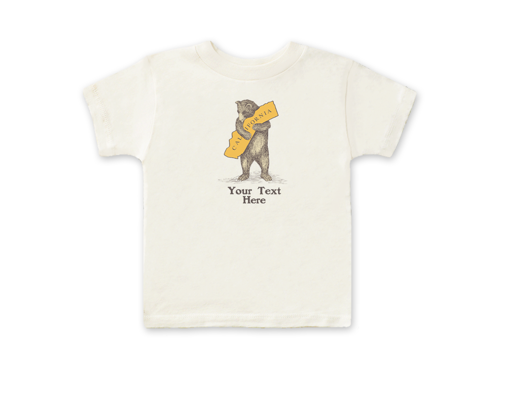 SF Mercantile California Bear Hug Custom Kids Tee