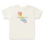 SF Mercantile Rainbow Floral State Custom Kids Tee