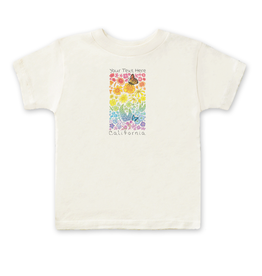 SF Mercantile Rainbow Floral Field Custom Kids Tee