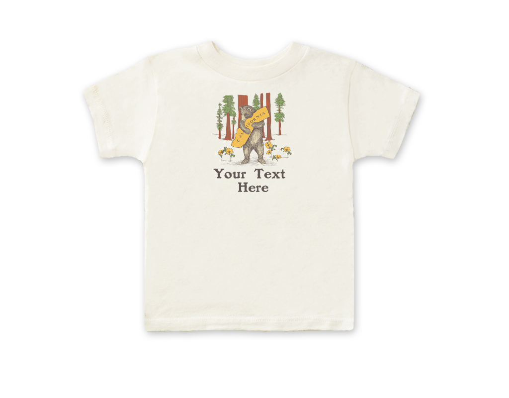 SF Mercantile Redwoods Bear Custom Kids Tee